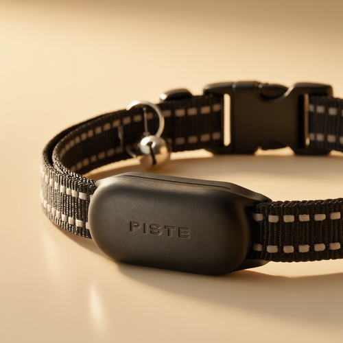 Collier GPS chien PISTE coloris noir