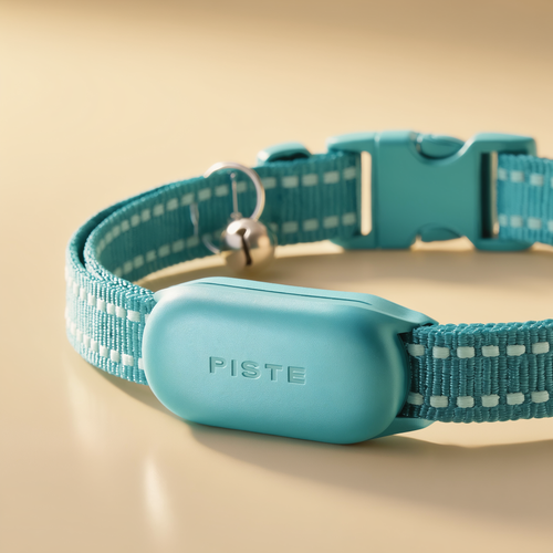 Collier GPS chien PISTE coloris bleu